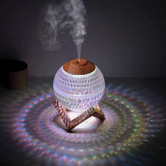 Crystal Moon Humidifier & Lamp - Luxury Gift